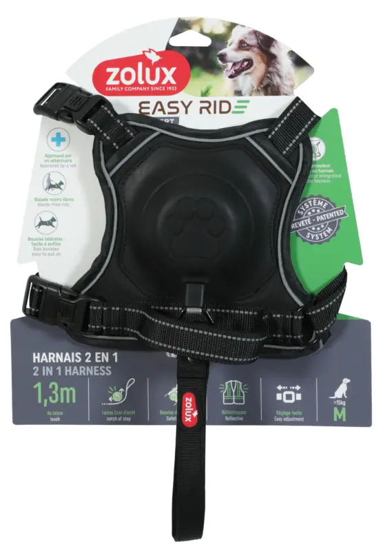 Acheter Direct Zolux – Harnais Easyride Noir pour Chiens
