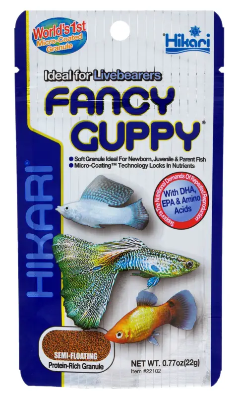 Acheter Direct Hikari – Aliment Fancy Guppy pour Poissons – 22g