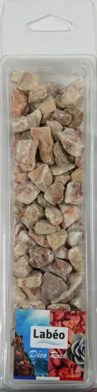 Labeo – Gravier D&eacute;co Rock Marbr&eacute; Rose pour Aquarium et Terrarium – 375g Haute Qualité