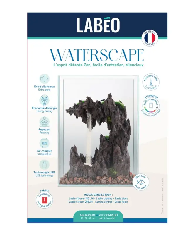 Populaire Labeo – Aquarium WaterScape Cascade Equip&eacute; 36L