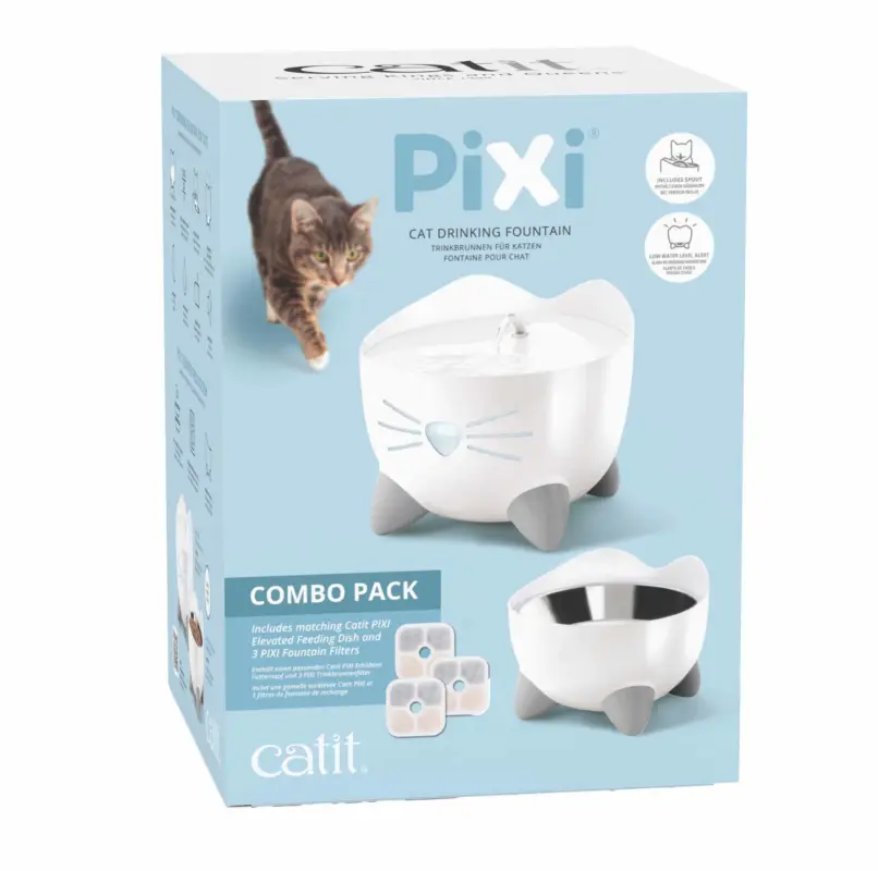 Catit – Kit Abreuvoir et Mangeoire Pixi Combo pour Chats Achetez Aujourd&rsquo;hui