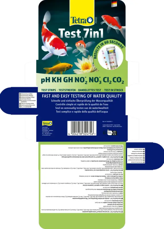 Tetra – Bandelettes Tetra Pond Test 7 in 1 pour Eau de Bassin Paiement Sécurisé