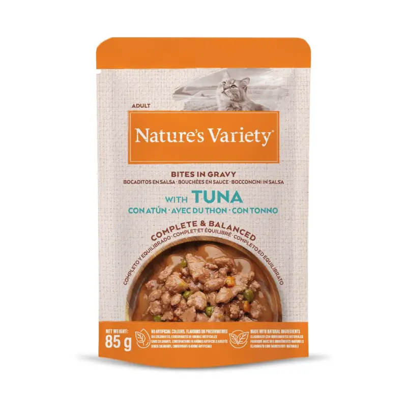 Promotion Nature's Variety – Bouch&eacute;es En Sauce Thon Pour Chats – 85g