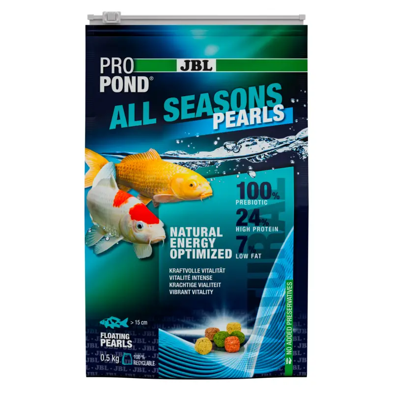 Usine Directe JBL – Aliment en Granul&eacute;s Propond All Seasons Pearl pour Poissons des Bassins