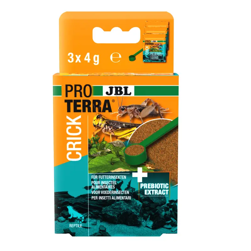 Expédition Rapide JBL – Aliment Proterra Crick pour Insectes – 3X10ml