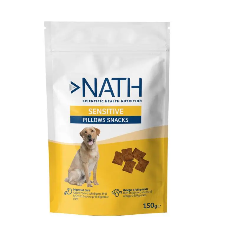 Meilleur Prix Nath – Friandises au Poisson pour Chien Adulte Sensible -150g
