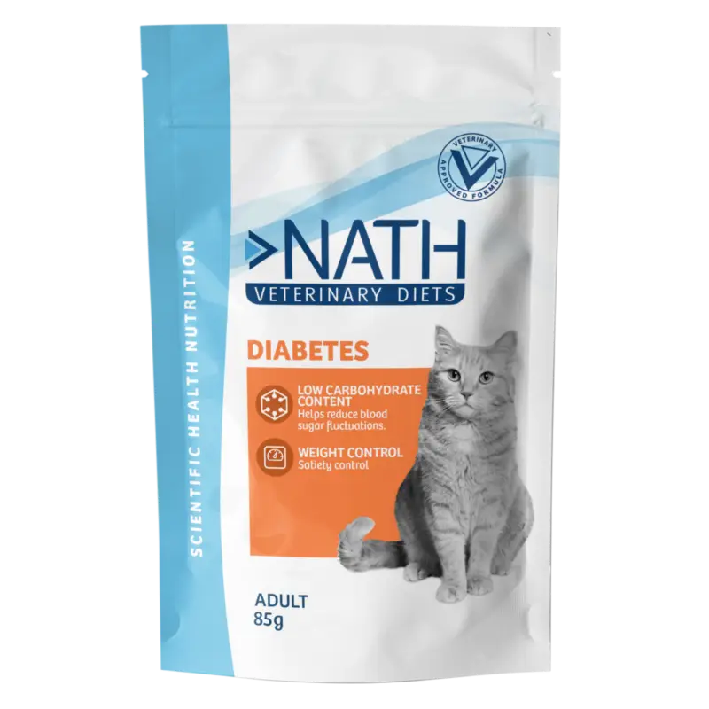 Nath – Sachet Humide Veterinary Diets pour Chat Adulte Diab&eacute;tique – 85g Livraison Express
