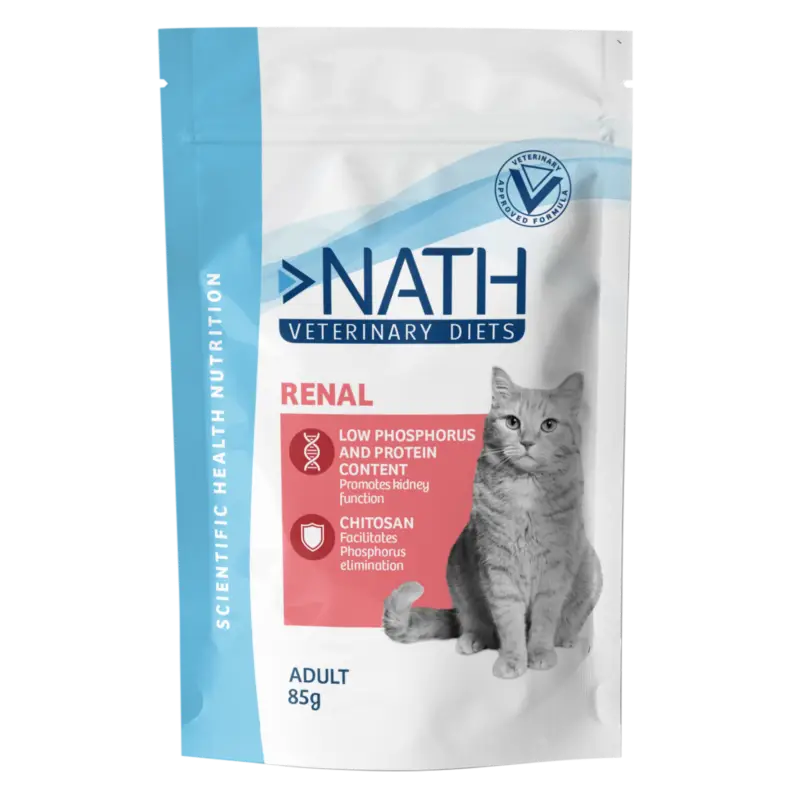 Nath – Sachet Humide Veterinary Diets Soutien R&eacute;nal pour Chat Adulte – 85g Meilleure Vente