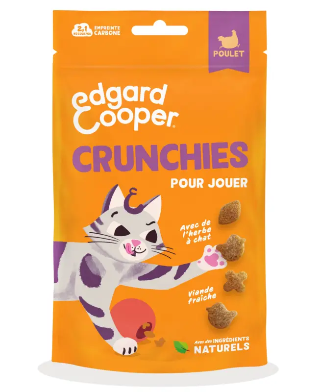Edgard & Cooper – Friandises Crunchies Au Poulet Pour Chat – 50g Quantité Limitée