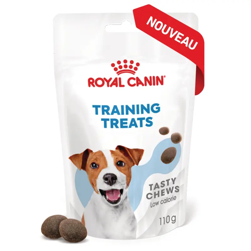 Authentique Royal Canin – Training Treats Friandises d'Education pour Chiots et Chiens Adultes – 110g