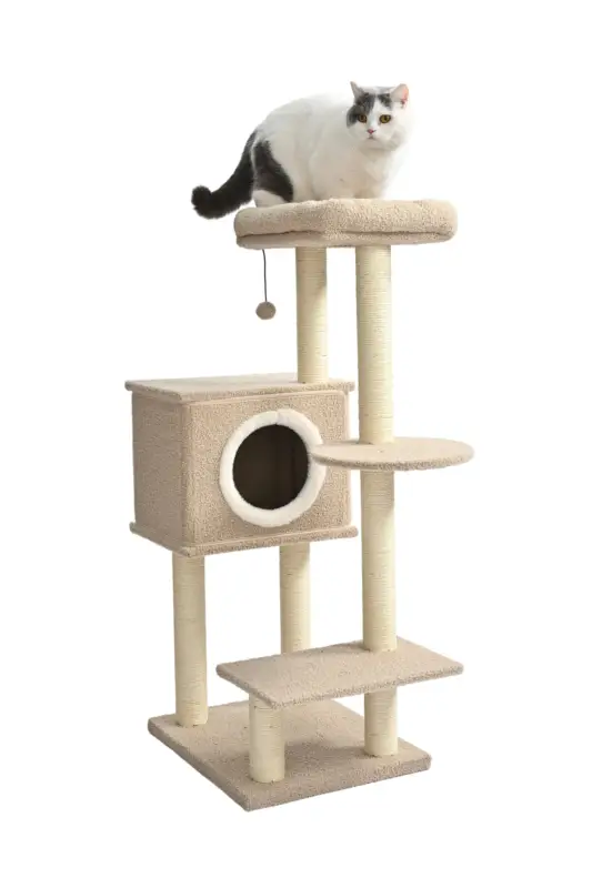 Leeby – Arbre &agrave; Chat Boucle Premium Satisfait Ou Remboursé