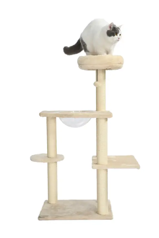 Seulement Aujourd&rsquo;hui Leeby – Arbre &agrave; Chat Luna Premium – 48,5×40,5x112cm