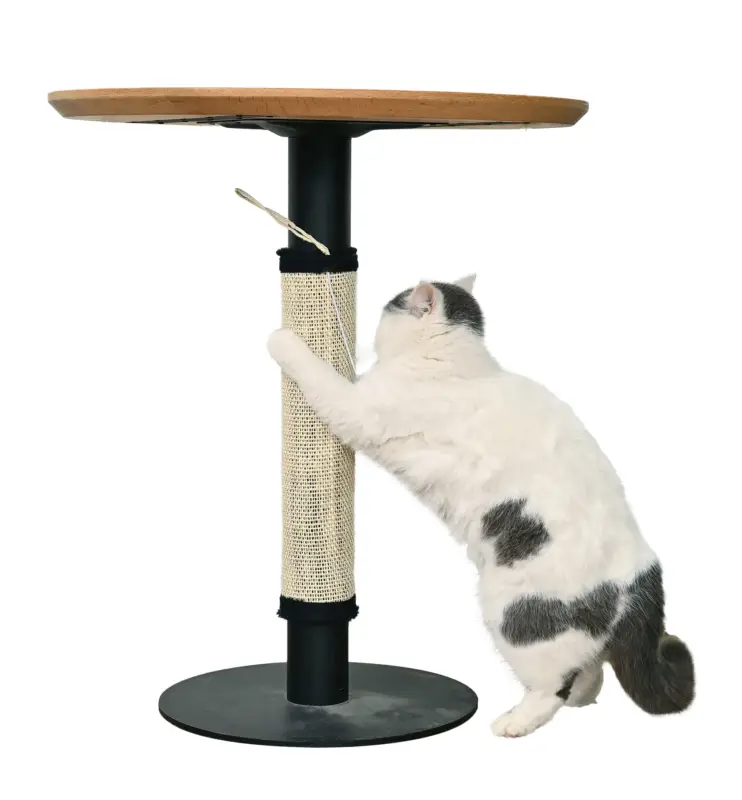 Prix Choc Leeby – Griffoir Pied Table pour Chats – 44,5x5cm