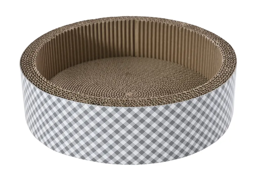 Leeby – Griffoir Funny en Carton Vichy pour Chats – 40cm Marque