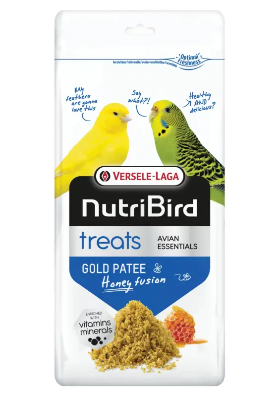 Bon Marché Versele Laga – NutriBird Treats Gold Patee Honey Fusion – 250g