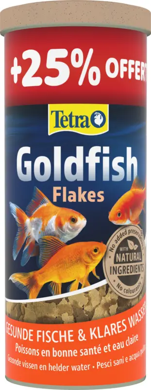 Tetra – Aliment en Flocons Goldfish Flakes – 1L+ 25% Offert Acheter En Ligne