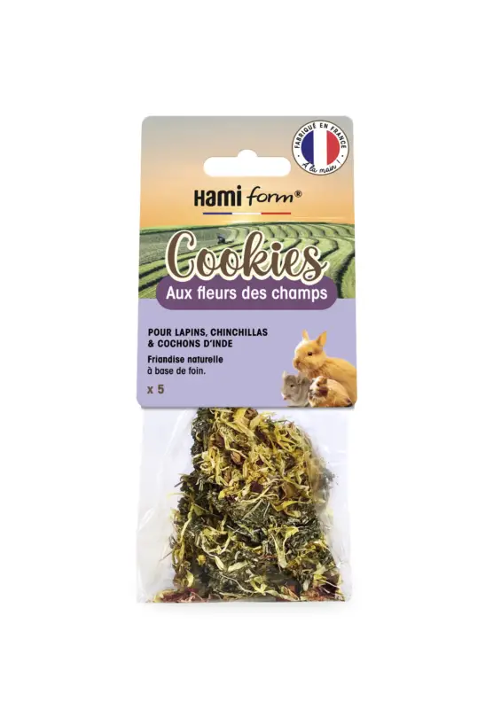 Petit Prix Hamiform – Cookies aux Fleurs des Champs pour Rongeurs – x5