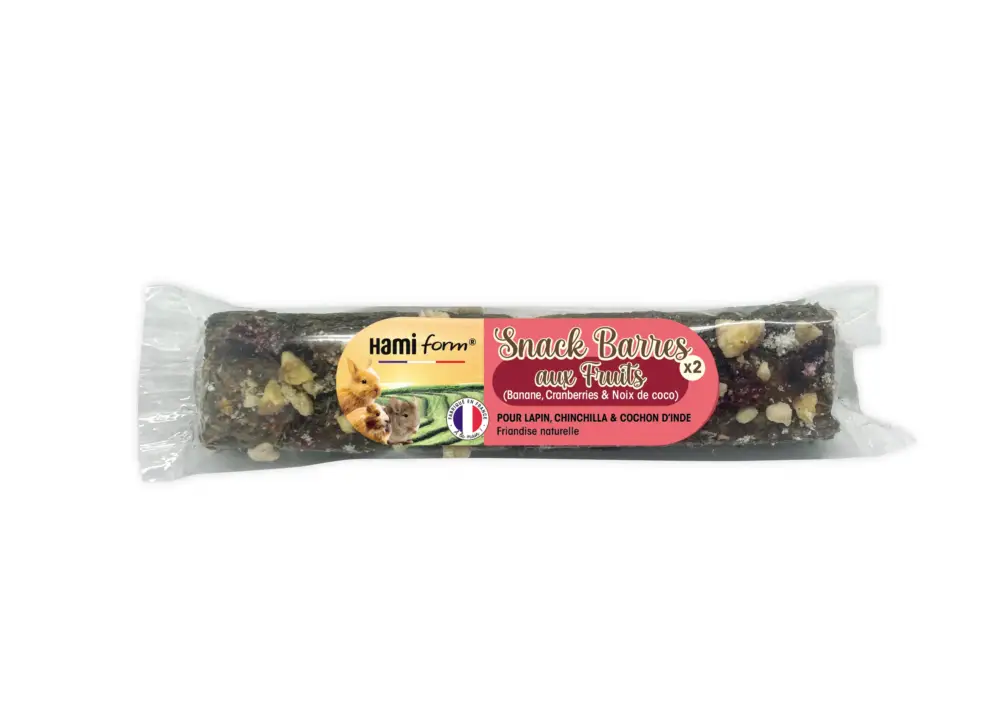 Meilleur Prix Hamiform – Friandises Snack Barres Banane Cranberries & Noix de Coco – x2