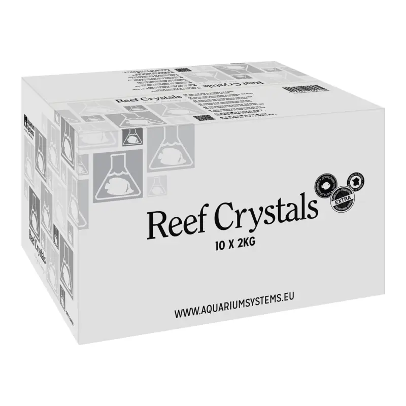 Aquarium Systems – Sel Marin Reef Crystals pour Aquarium – 10x2Kg Nouvelle Collection