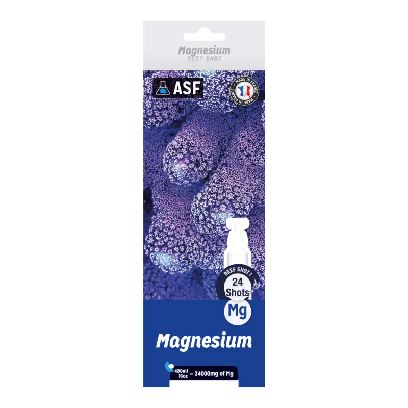 Aquarium Systems – Reef Shots Magnesium pour Eau de Mer – 24x20ml Bon Marché