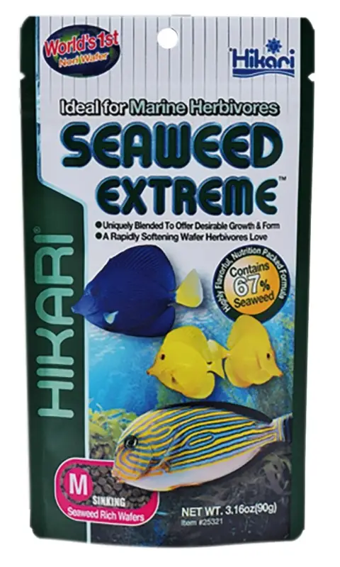 Hikari – Aliment en Granul&eacute;s Seaweed Extreme M pour Poissons Expédition Rapide