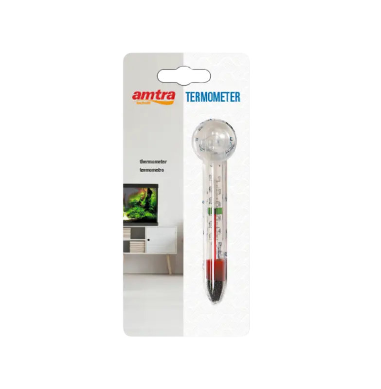 Amtra – Thermom&egrave;tre avec Ventouse pour Aquarium Petit Prix