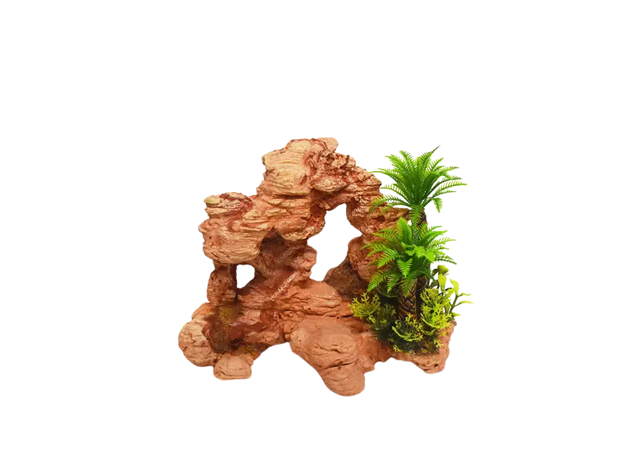 Certifié Amtra – D&eacute;coration Sahara Oasis 2 pour Aquarium