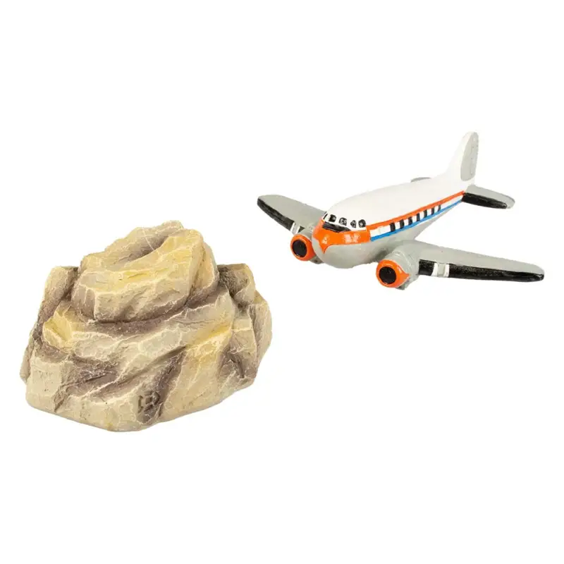 Aqua Della – D&eacute;coration Avion Dakota – 14x14x16,5cm Dernière Chance