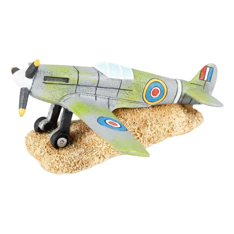 Aqua Della – D&eacute;coration Avion Spitfire – 14x12x6cm Offre Limitée