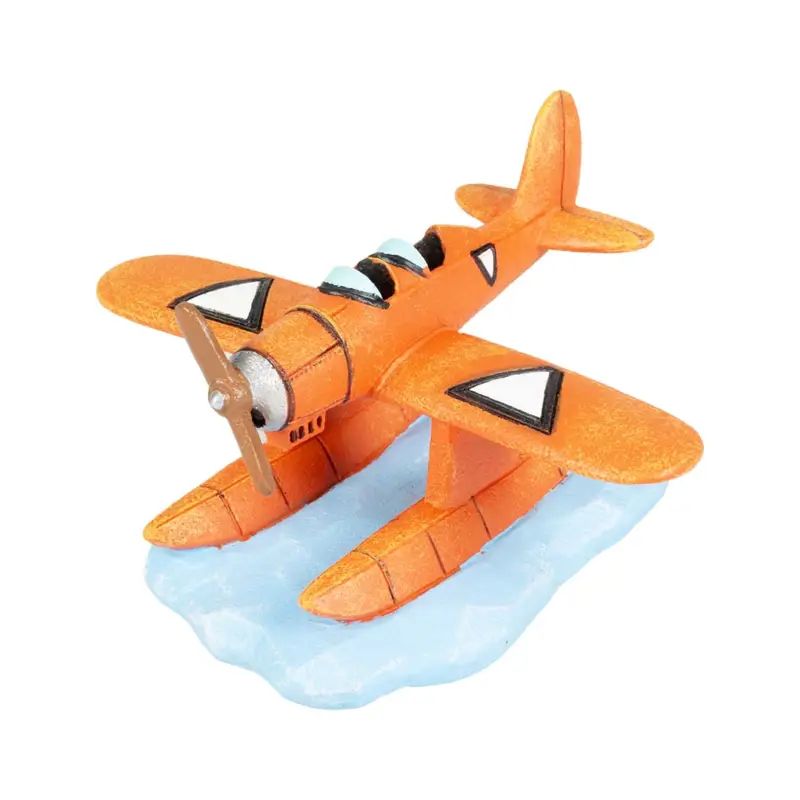 Aqua Della – D&eacute;coration Avion Biplan – 10x9x6cm Livraison Express