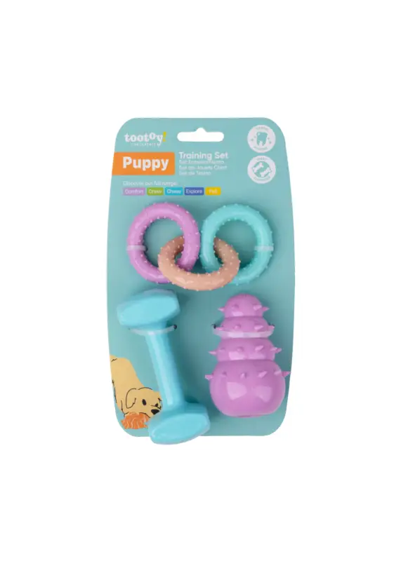 Tootoy! – Set de Jouets pour Chiots – x3 Satisfait Ou Remboursé