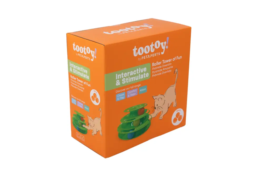 Tootoy! – Jouet Pyramide Amusante pour Chats – 24cm Achat Immédiat