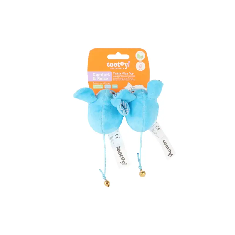 Tootoy! – Lot de Peluches Souris pour Chats – x2 Nouveauté