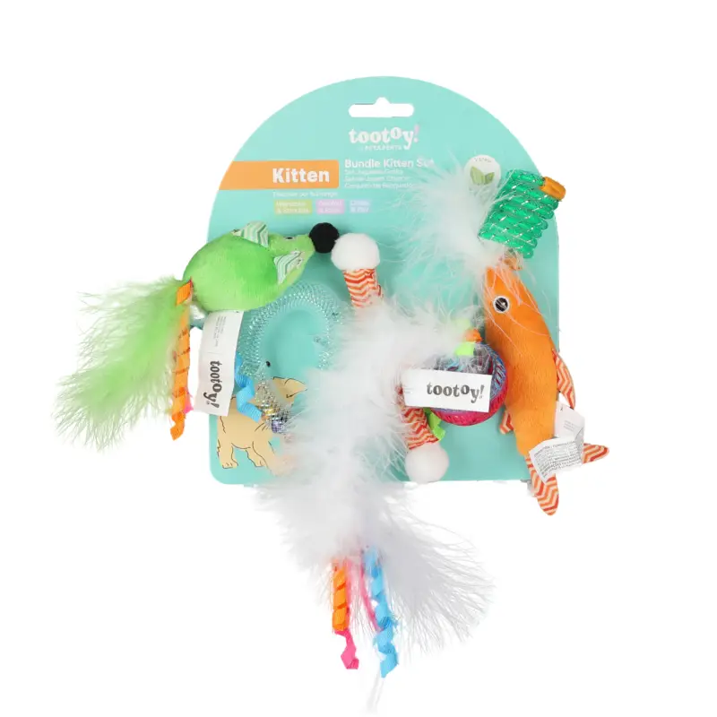 Tootoy! – Set de Jouets pour Chaton – x6 Prix Réduit