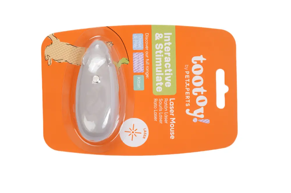 Achat Immédiat Tootoy! – Jouet Souris Laser pour Chats – Gris