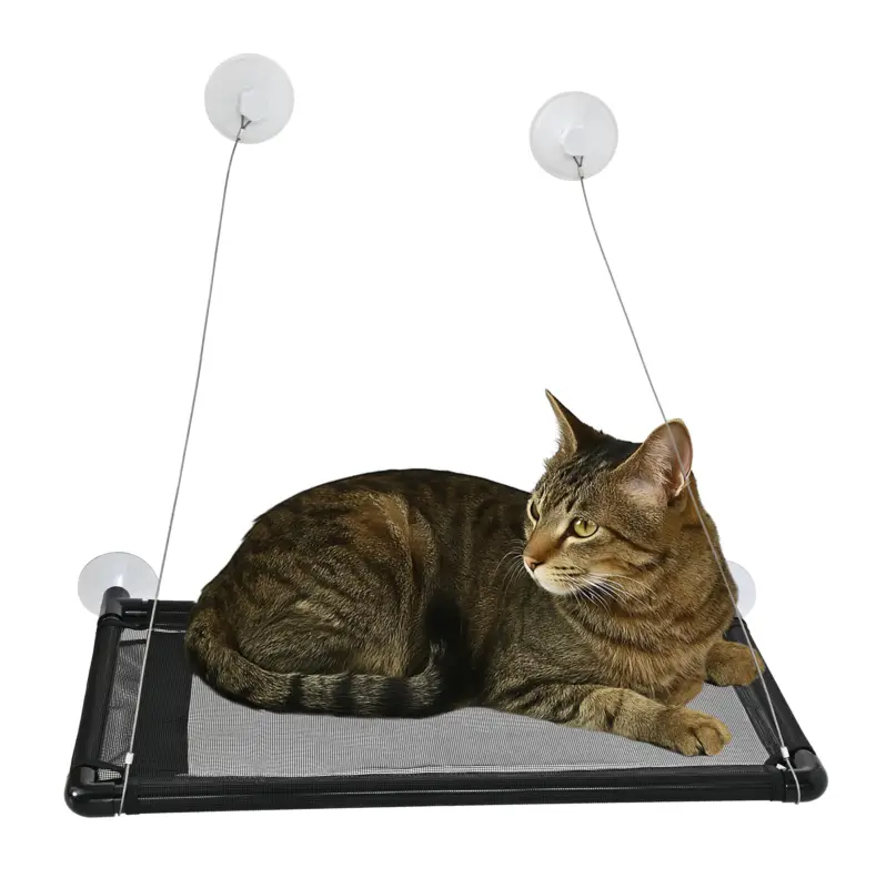 Réduction Leeby – Hamac de Fen&ecirc;tre pour Chats – Noir