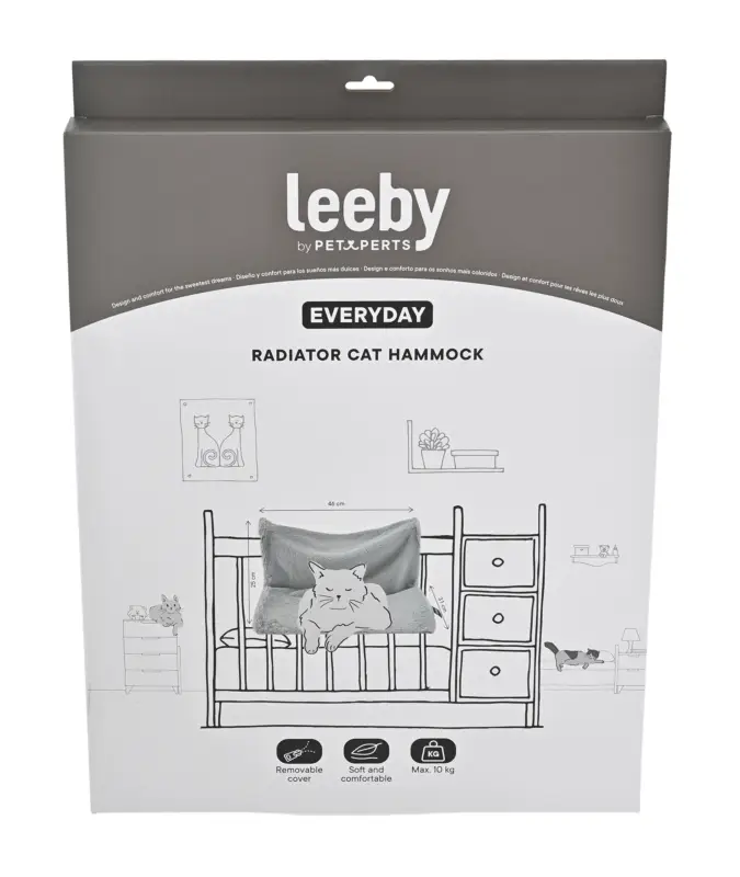 Achetez Aujourd&rsquo;hui Leeby – Hamac Radiateur pour Chats – Gris