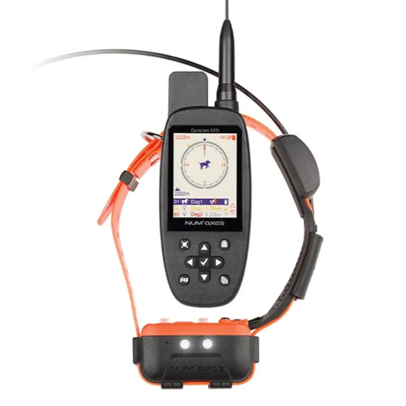 Nouvelle Collection Num'axes – Syst&egrave;me Canicom GPS 2 Localisation pour Chiens – Noir