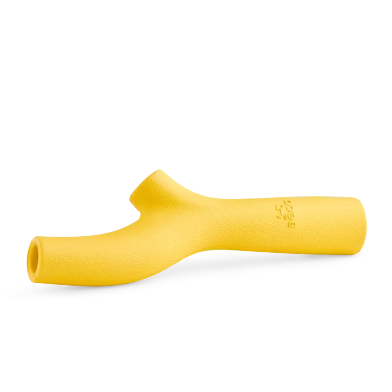 Prix Bas Beco – Jouet B&acirc;ton Super Stick &agrave; M&acirc;cher pour Chiens – Jaune