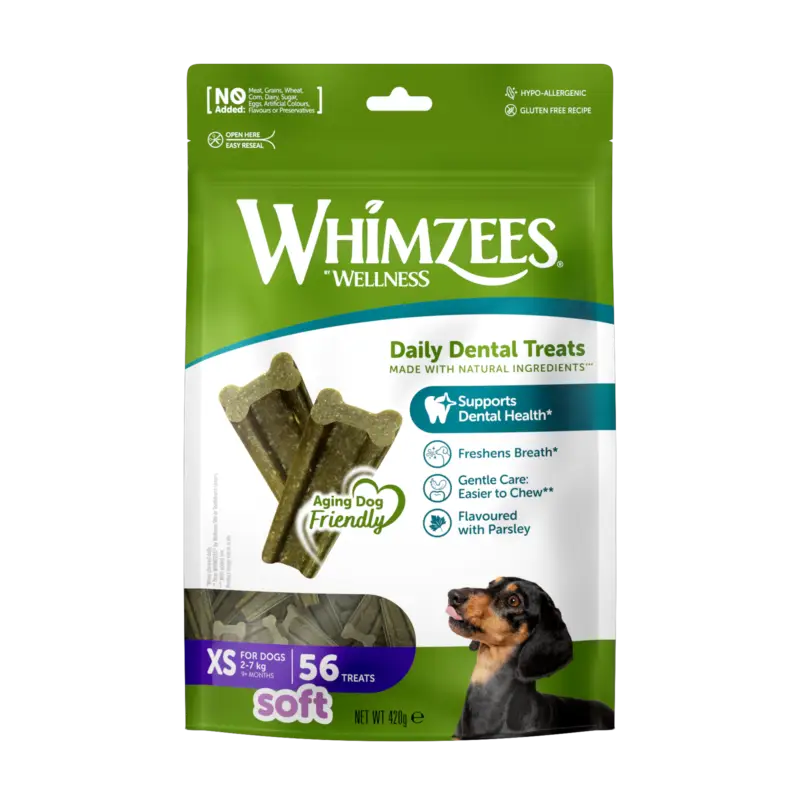 Achat Immédiat Whimzees – Friandises Daily Dental Treats Soft pour Chiens