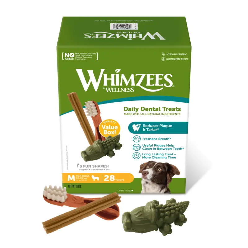 Expédition Rapide Whimzees – Friandises Daily Dental Treats Value Box pour Chiens
