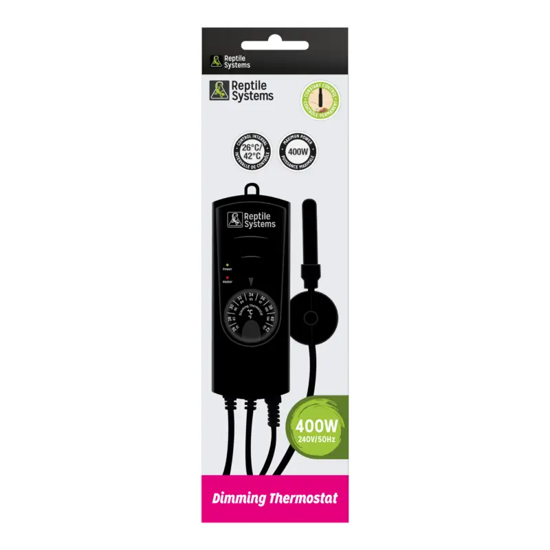 Satisfait Ou Remboursé Reptile Systems – Thermostat Ext&eacute;rieur pour Aquarium ou Terrarium – 400W