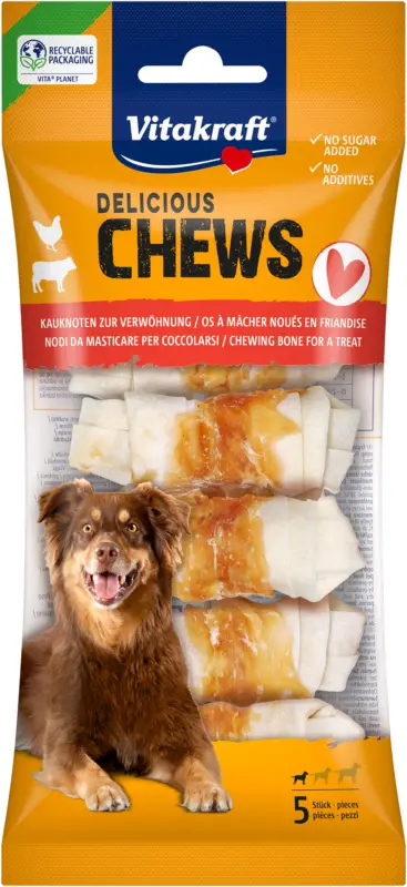 Vitakraft – Os nou&eacute; Delicious Chews au Poulet pour Petits Chiens – 80g Achetez Aujourd&rsquo;hui