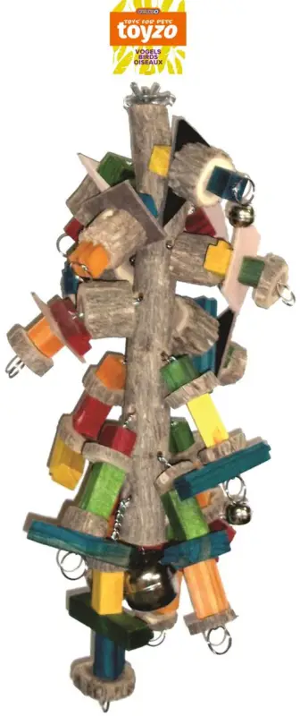 Toyzo – Jouets Ara « Jumbo Macaw » Bois & Chaine – 52cm Prix Bas