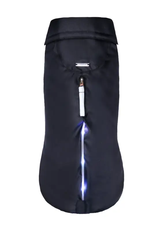 Wouapy – Manteau Imper Led Noir pour Chiens Vente Directe