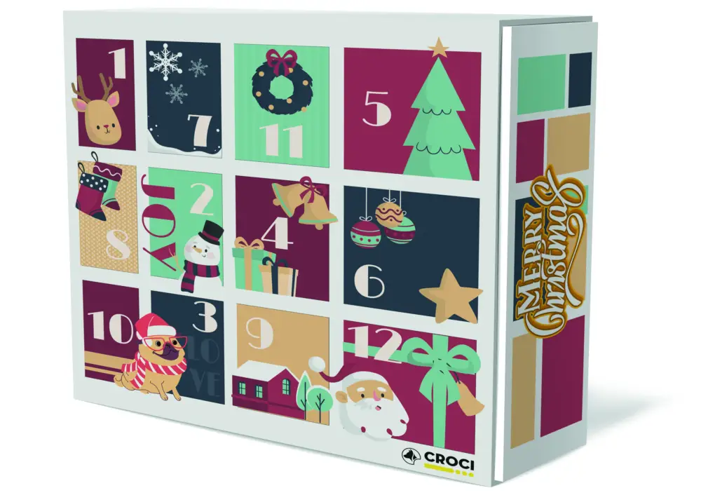 Retour Gratuit Croci – Calendrier de l'Avent Jouets No&euml;l pour Chien – x12