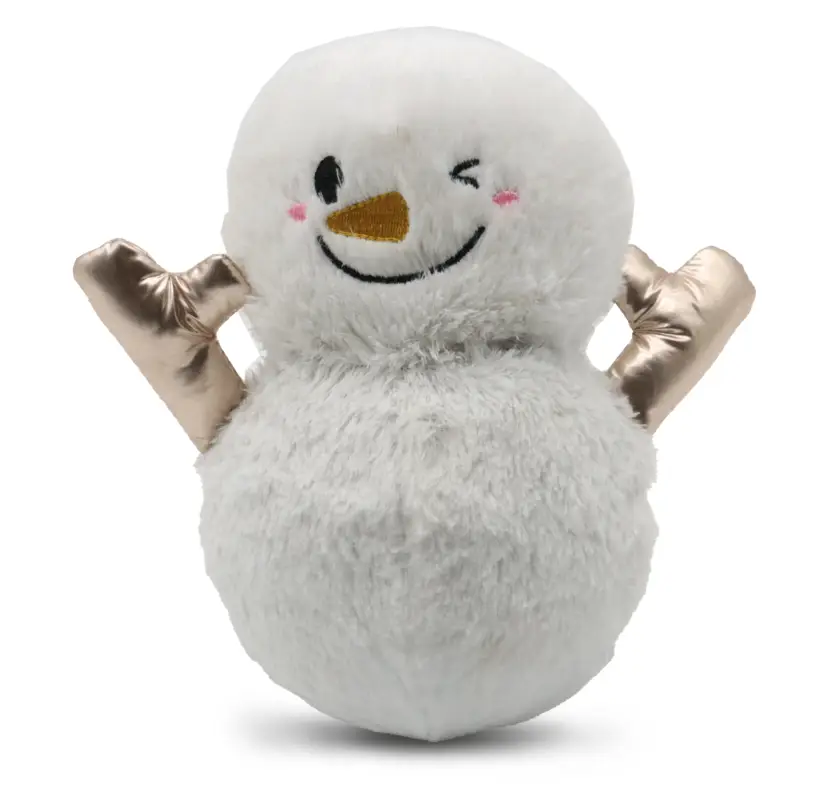Expédié Aujourd&rsquo;hui Croci – Jouet Peluche Xmas Bonhomme Blanc avec Balle – x1