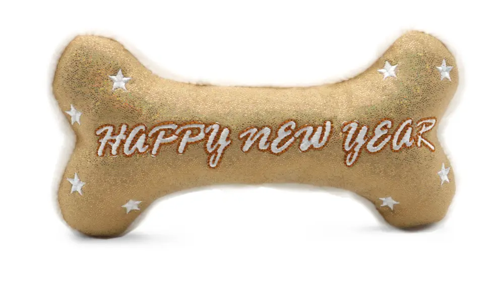 Croci – Jouet Os Happy New Year pour Chiens – 18cm Promotion