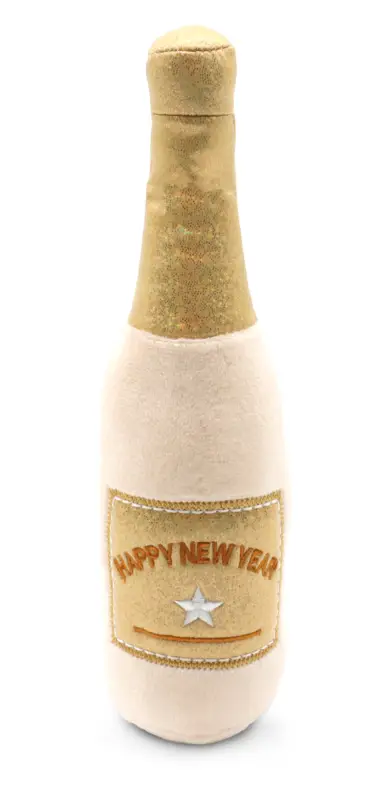 Haute Qualité Croci – Jouet Bouteille Happy New Year pour Chiens – 25cm