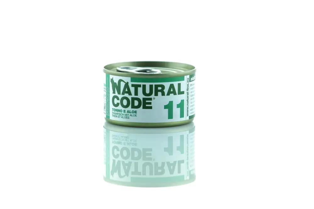 Super Prix Natural Code – P&acirc;t&eacute;e Thon et Aloes n&deg; 11 pour Chats – 85g